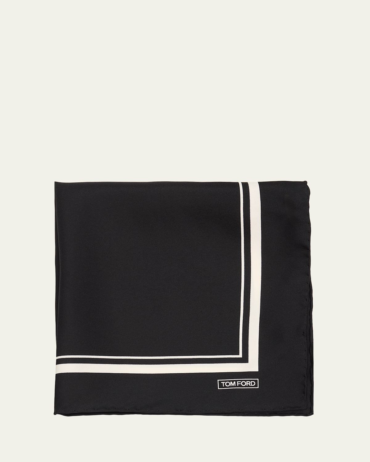 TOM FORD Men's Silk Pocket Square | Thumbnail 4