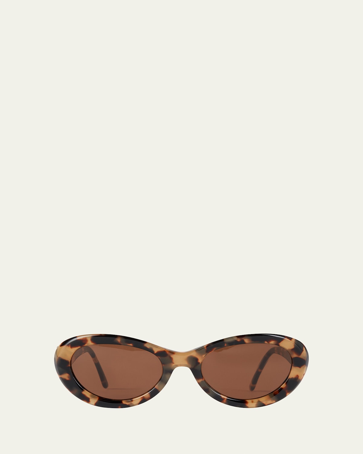Totême The Ovals Acetate Sunglasses In Tortoise