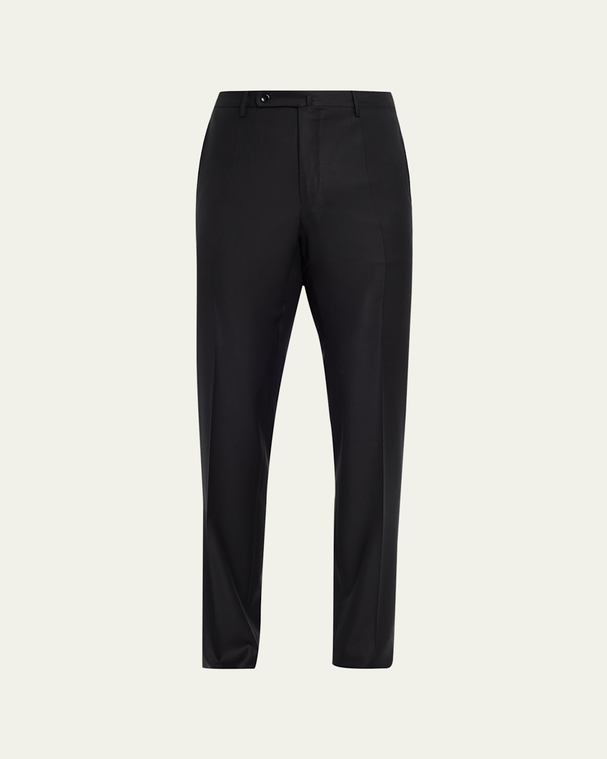 Incotex Men's Super 160s Wool Dress Pants In Nero