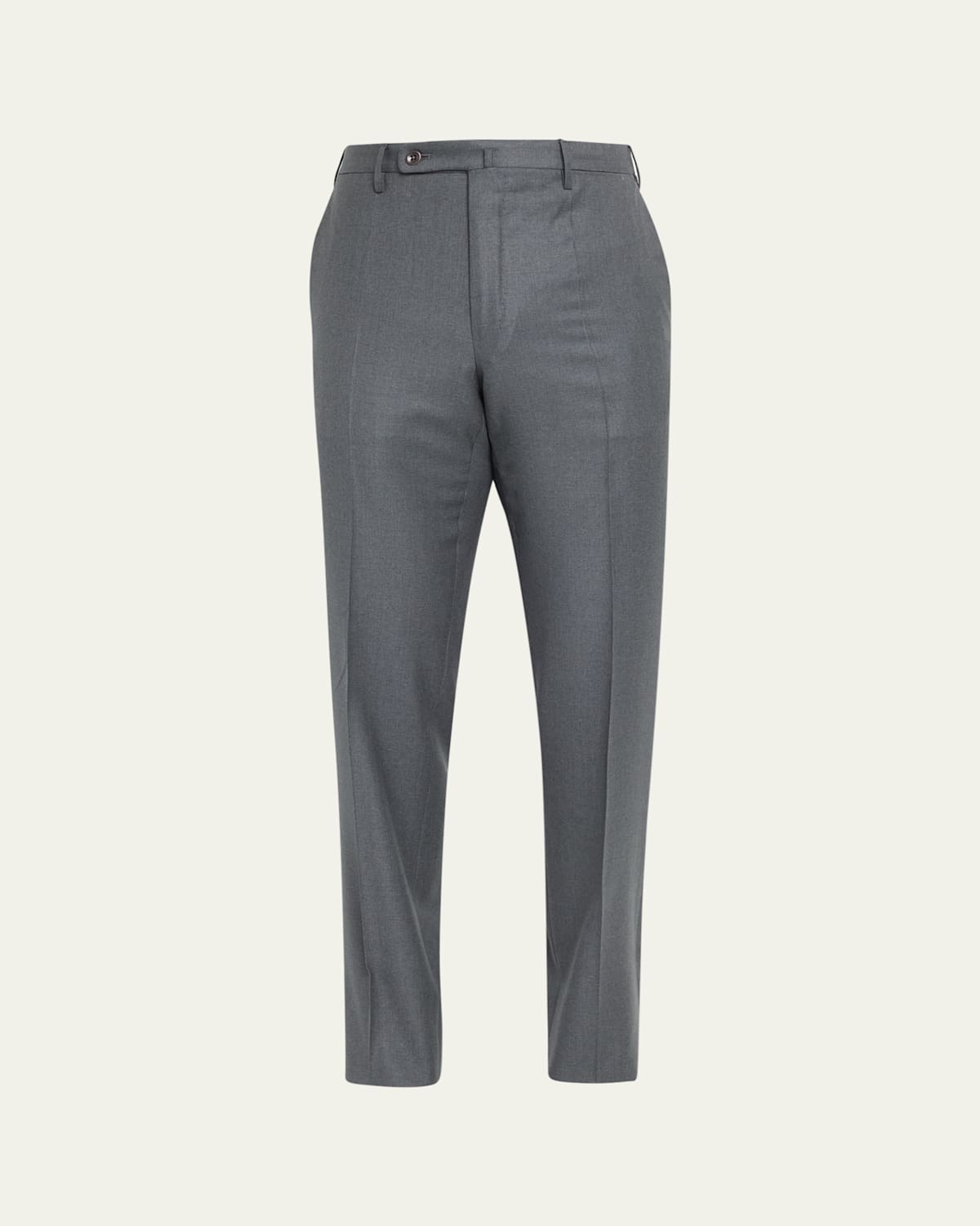 Incotex Men's Super 160s Wool Dress Pants In Grigio Medio