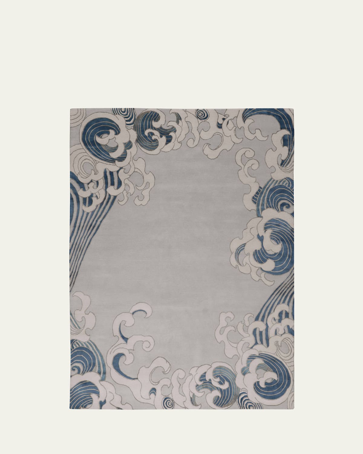 The Rug Company x Guo Pei Tempest Night Hand-Knotted Rug, 8' x 10'