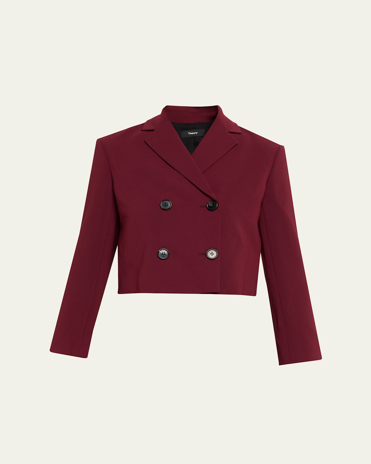 Crop Double-Breasted Jacket