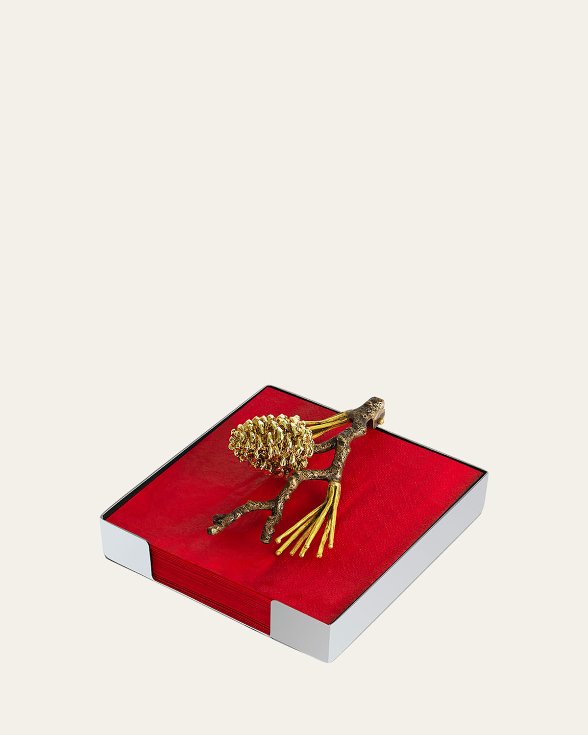 Michael Aram Pine Cone Cocktail Napkin Holder