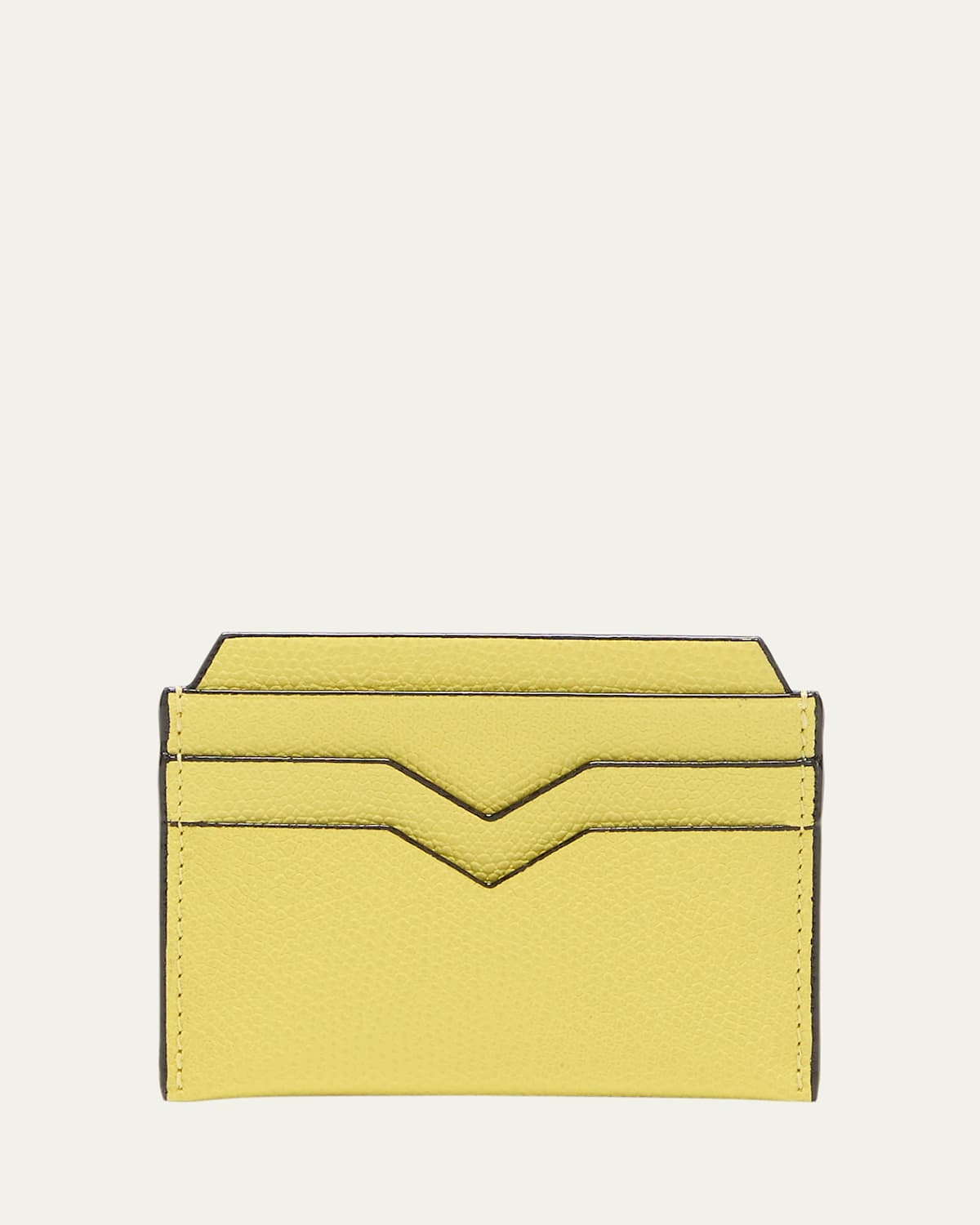 Men's V-Slot Leather Card Case