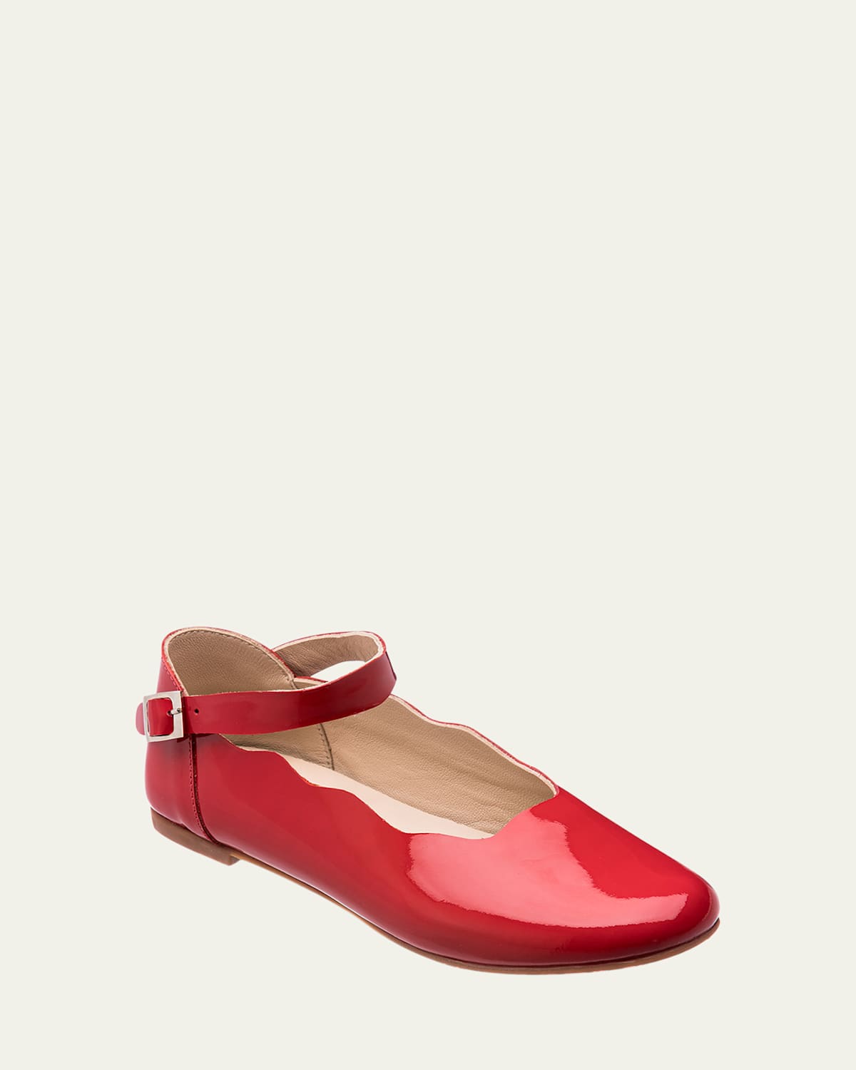 Elephantito Toddler|child Girl Ondina Flats In Patent Red