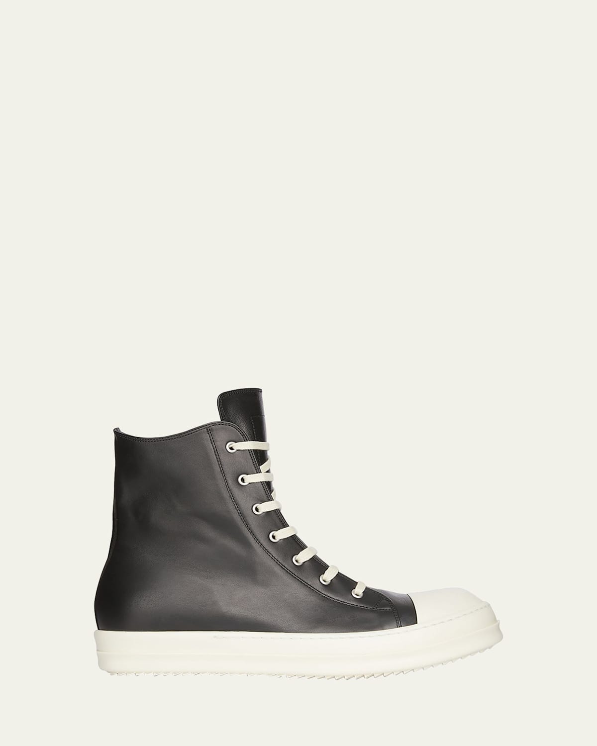 Scarpe Leather High-Top Sneakers