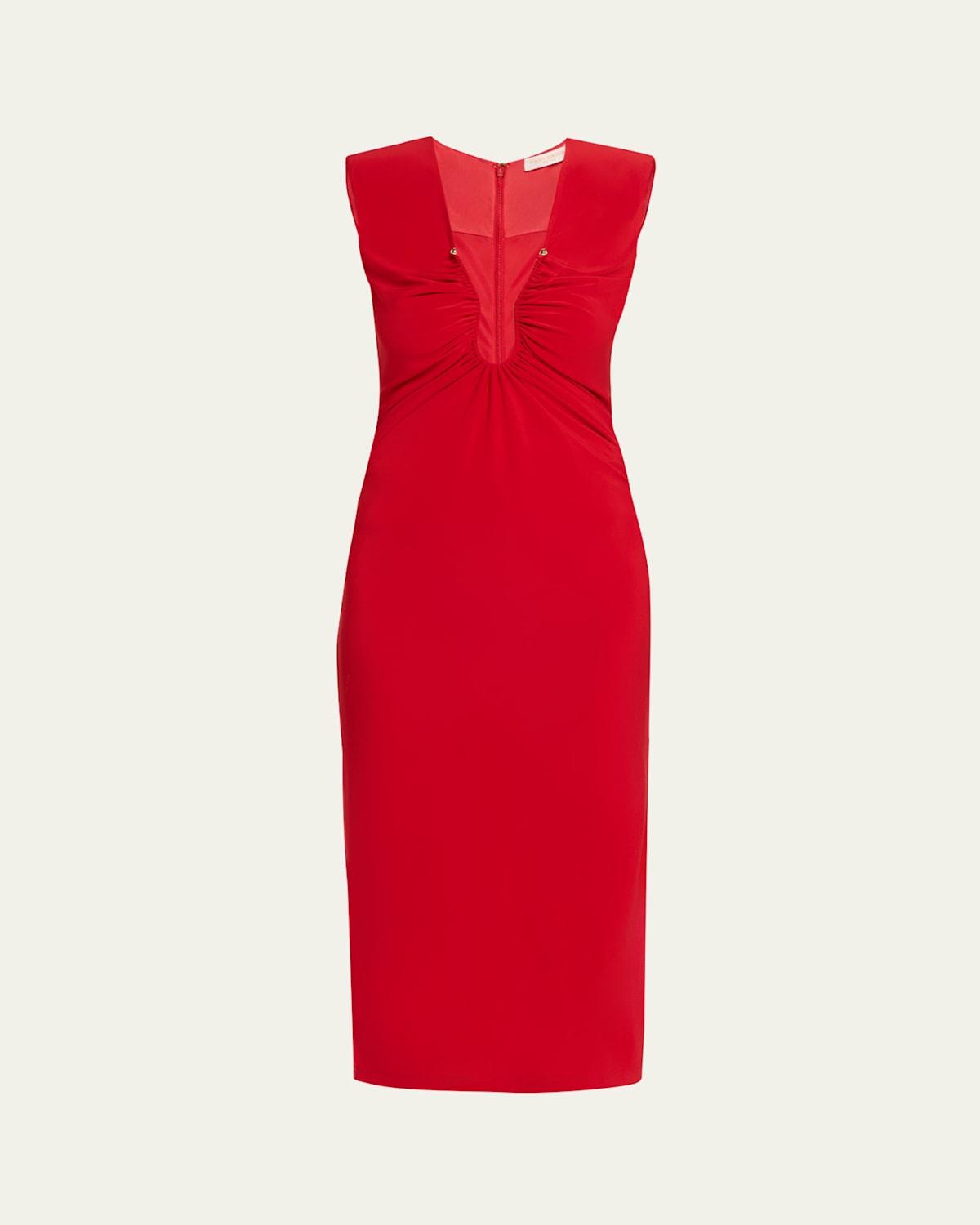 RAMY BROOK ELENA GATHERED MIDI DRESS 