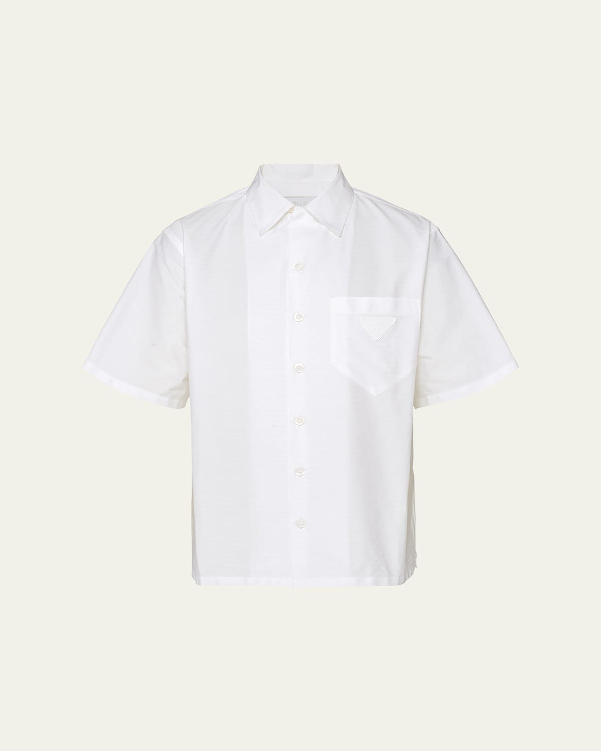 Prada Shirt In Bianco