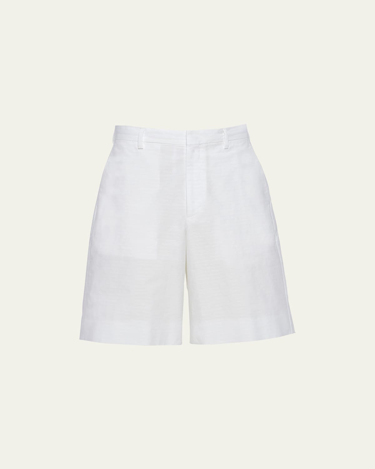 Men's Solid Cotton Poplin Shorts