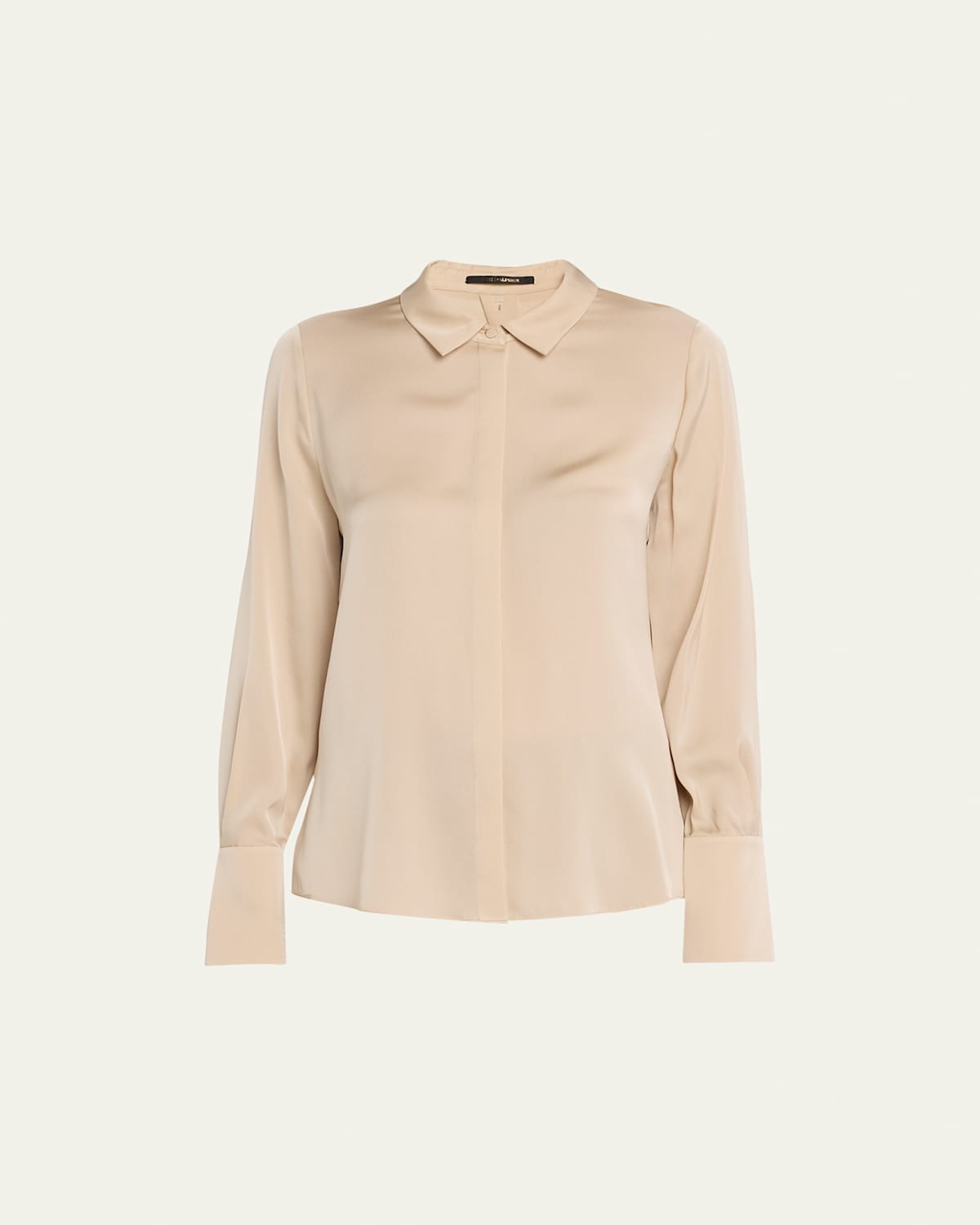 Larissa Split-Cuff Button-Down Blouse