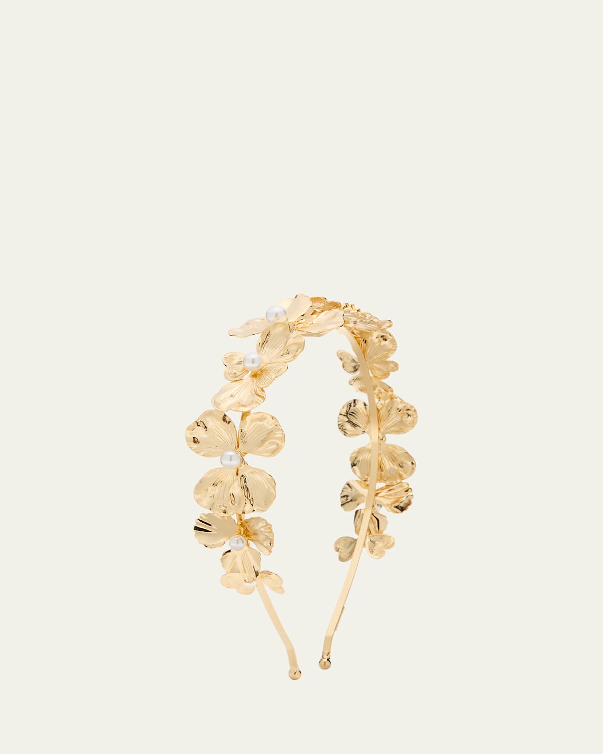 Poppies Pearly Floral Headband