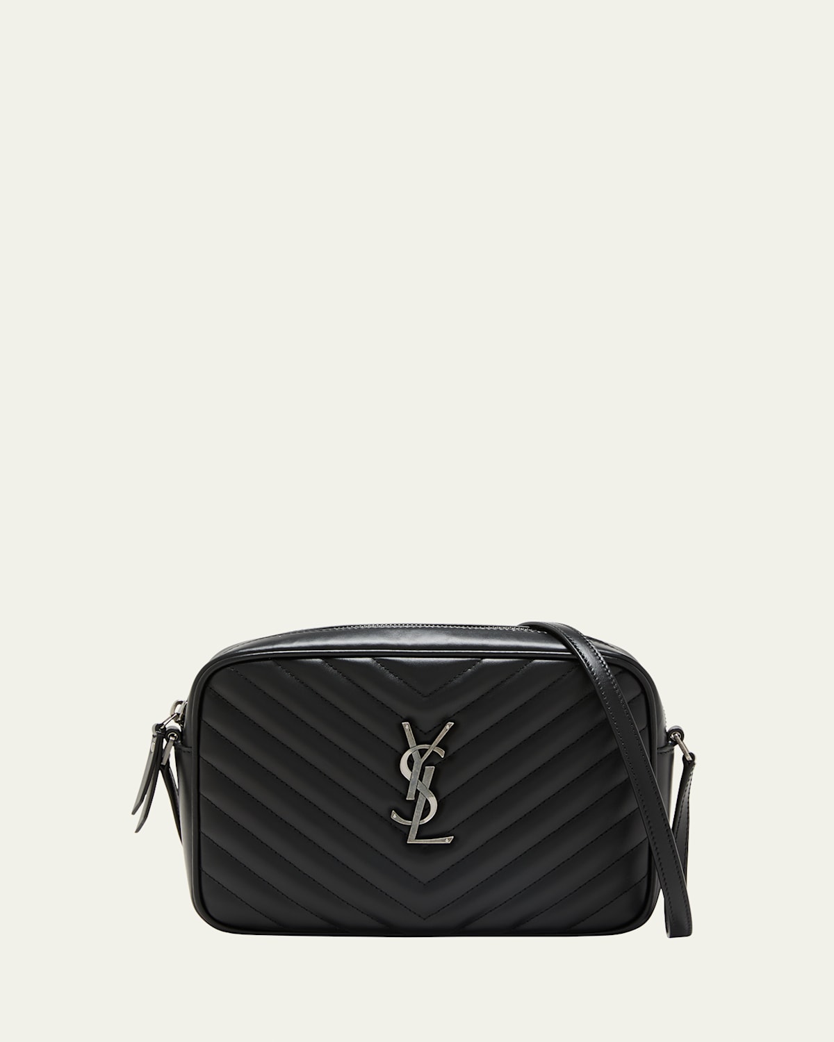 Saint Laurent Transform Your Everyday Look With This Luxurious Black Quilted Crossbody Handbag In Black