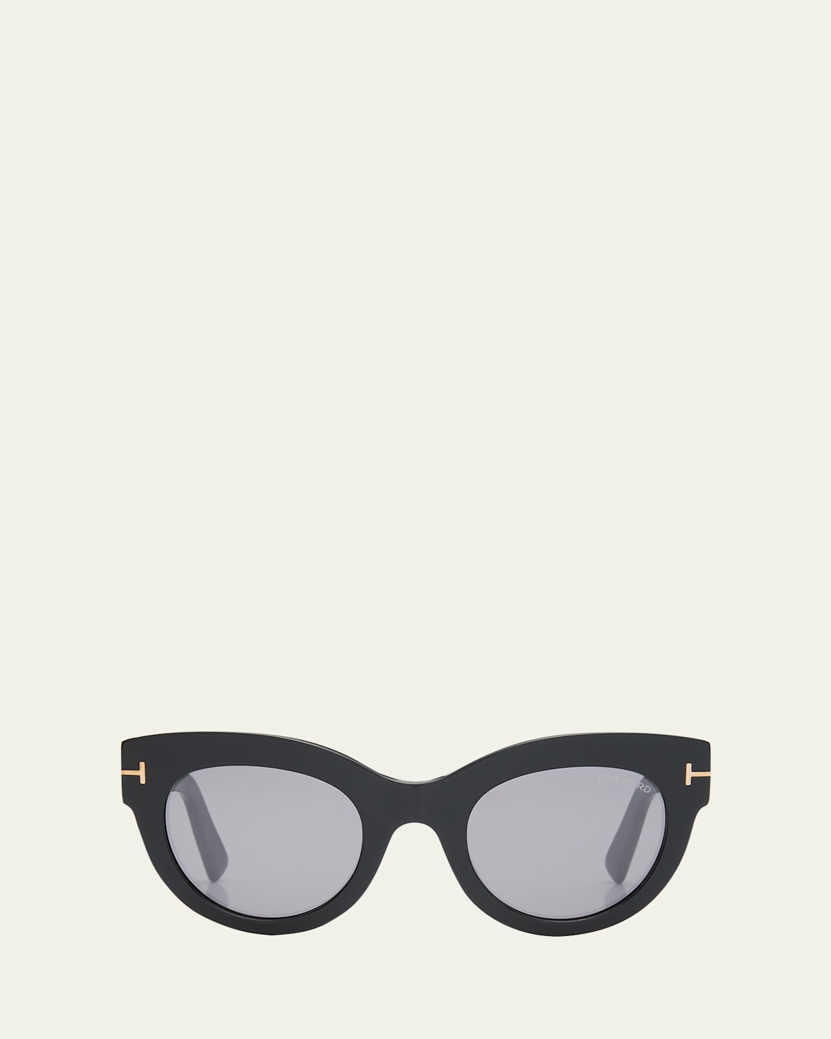 Tom Ford Lucilla Smoke Mirror Cat Eye Ladies Sunglasses Ft1063 01c 51 In Black