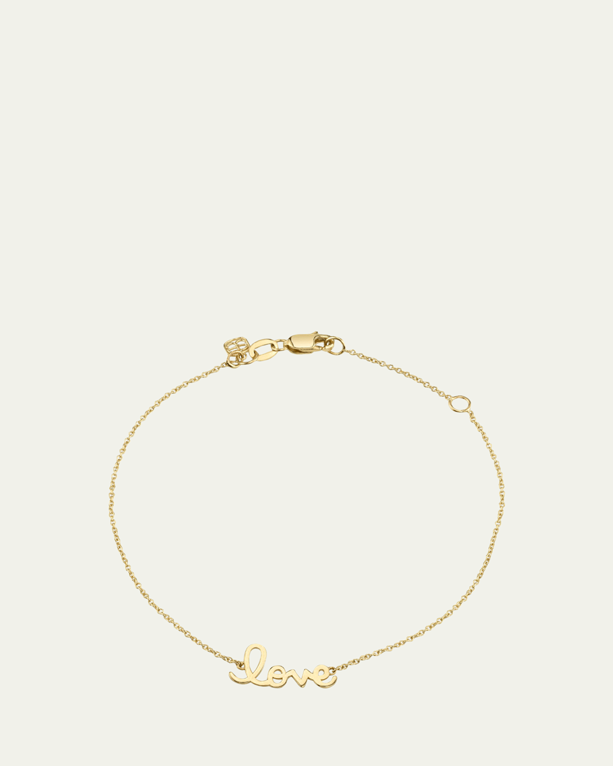 Sydney Evan 14K Gold Small Pure Love Bracelet