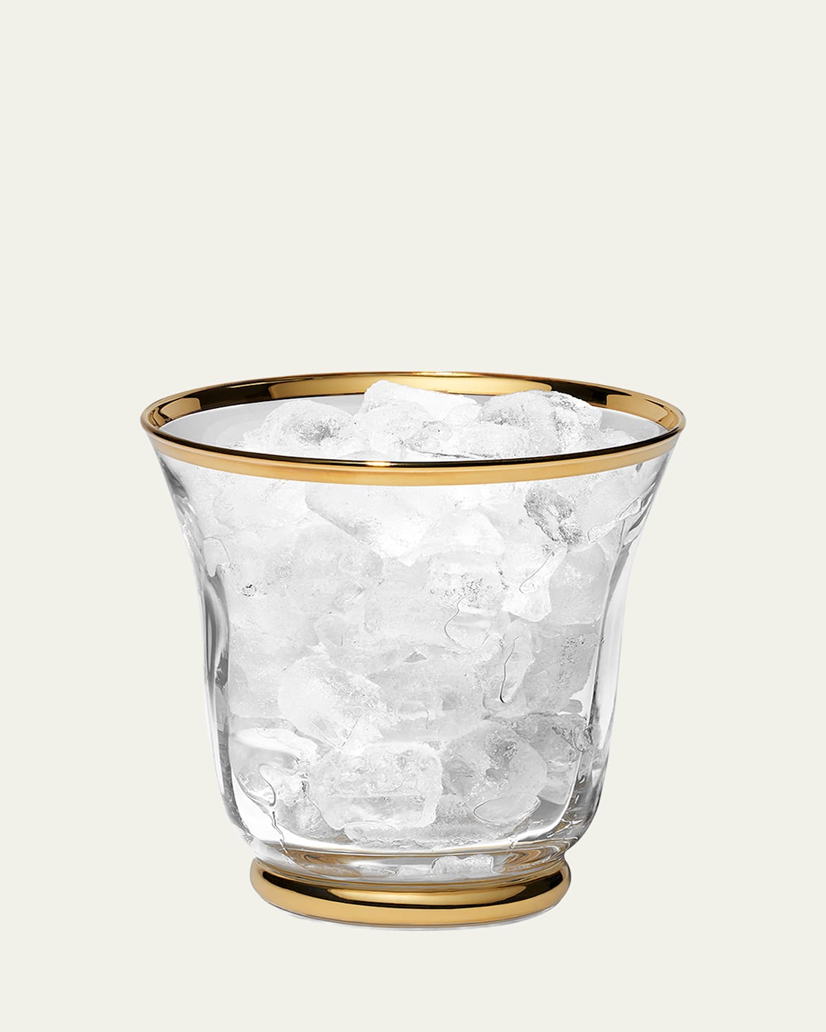 Aerin Sophia Ice Bucket In Cleargold