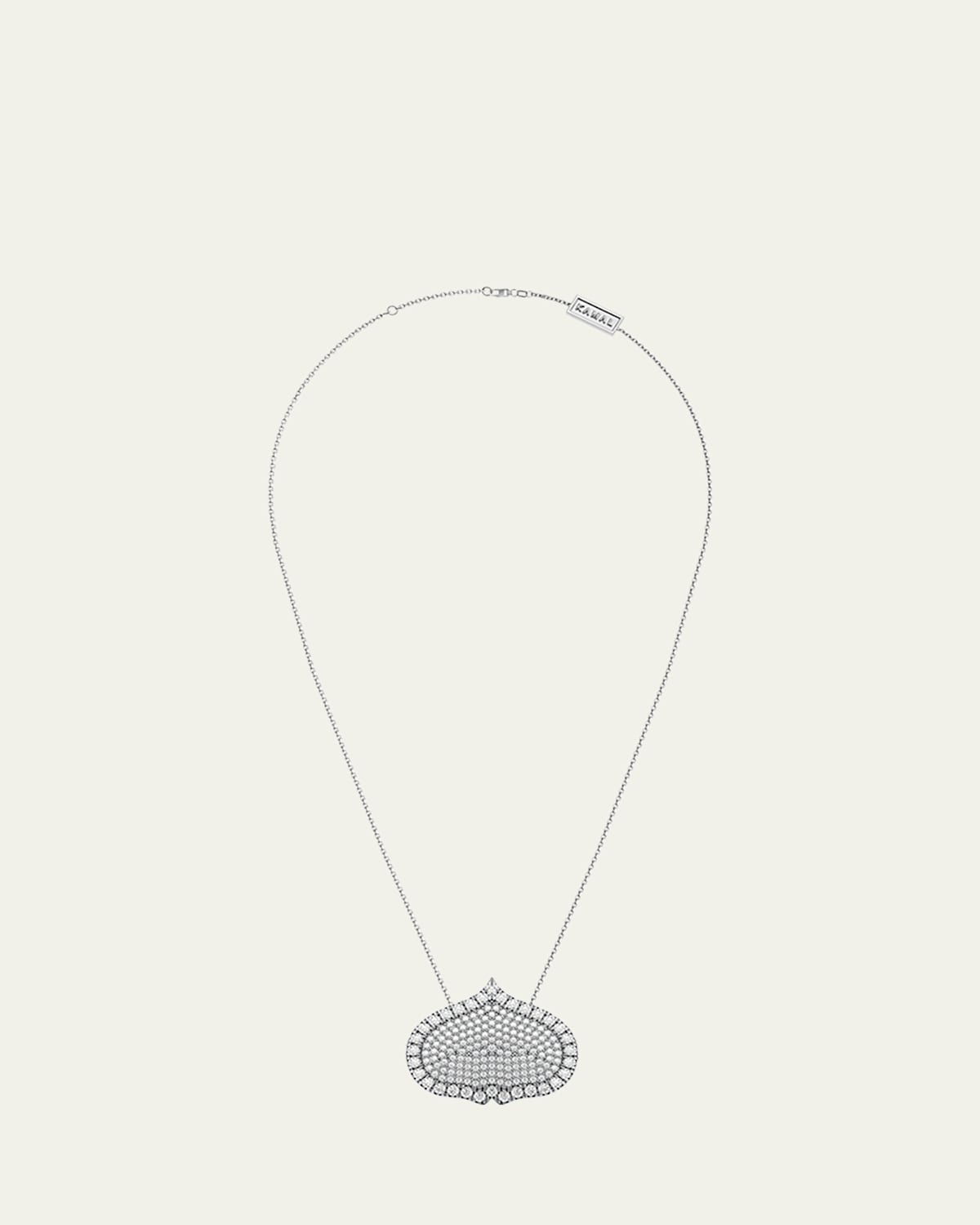 Eye Adore Diamond Pave Pendant Necklace, 25mm