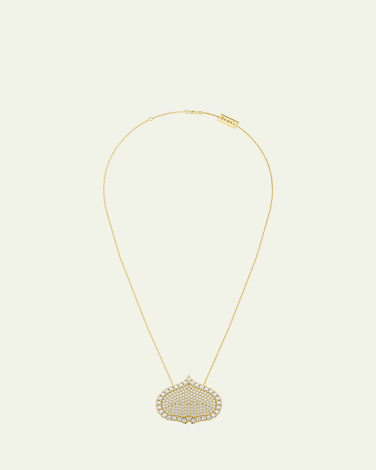 Eye Adore Diamond Pave Pendant Necklace, 25mm