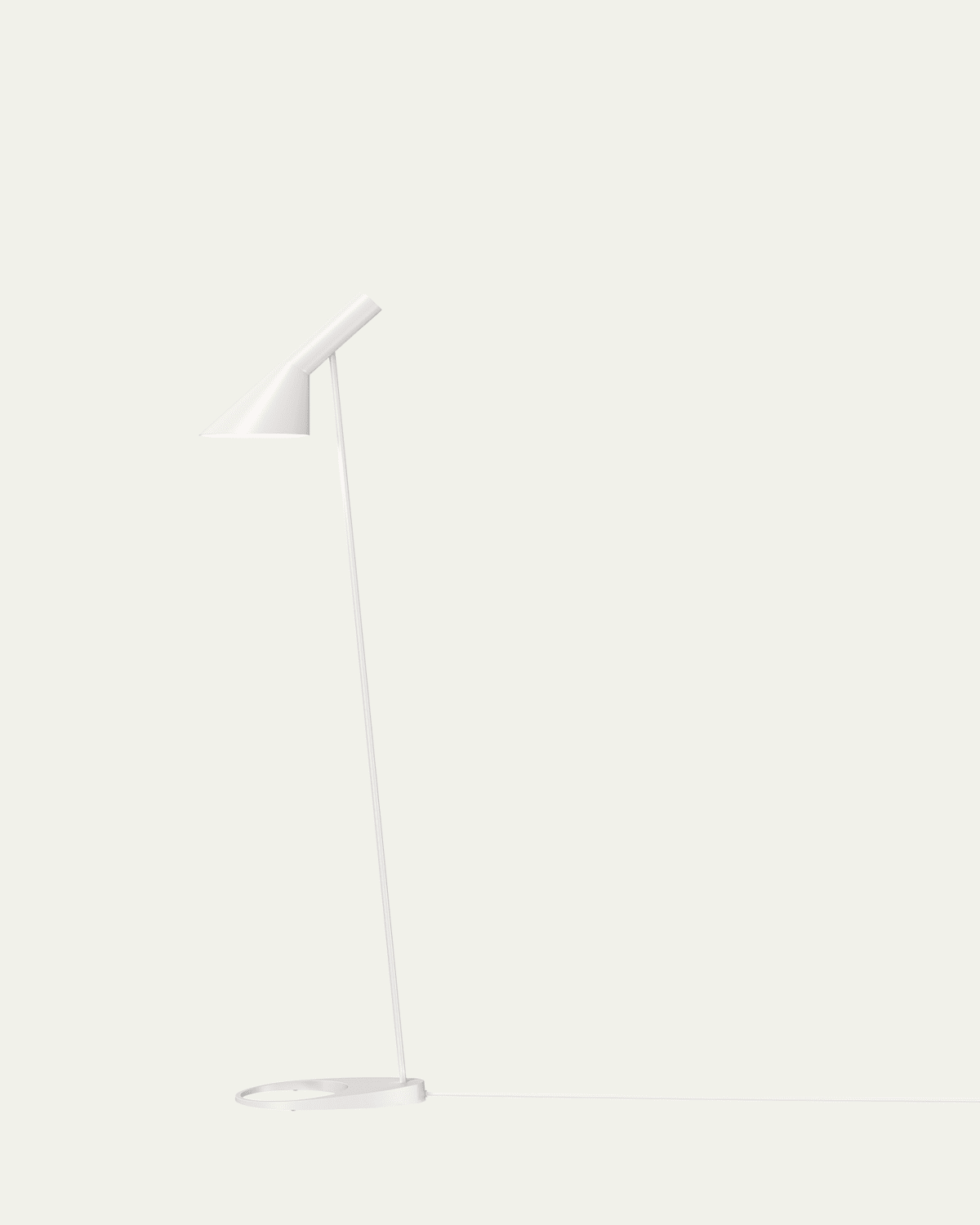 Louis Poulsen Aj Floor Lamp, 51" In White