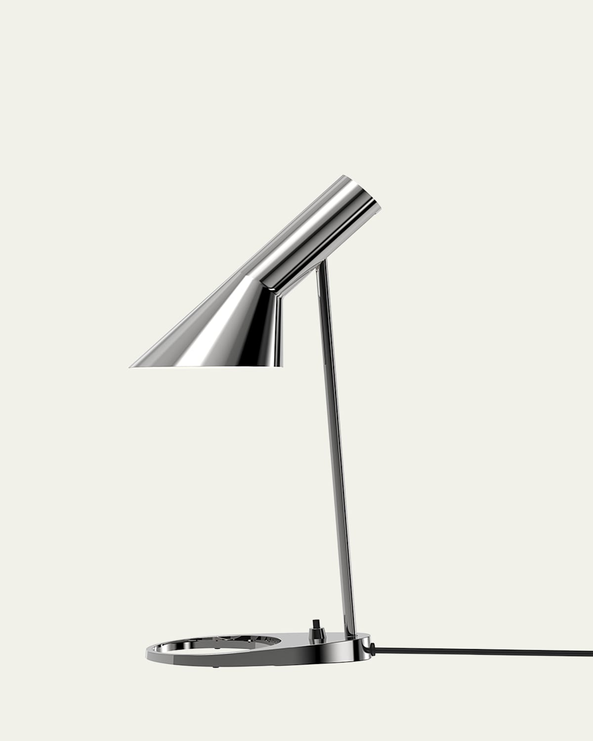 Louis Poulsen Aj Mini Stainless Steel Polished Table Lamp In Stainless Steel Polished