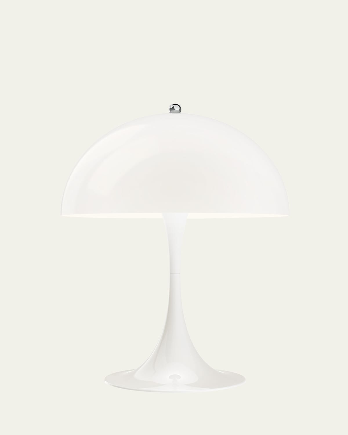 Louis Poulsen Panthella 320 Table Lamp, White Opal Acrylic In White Opal Acrylic