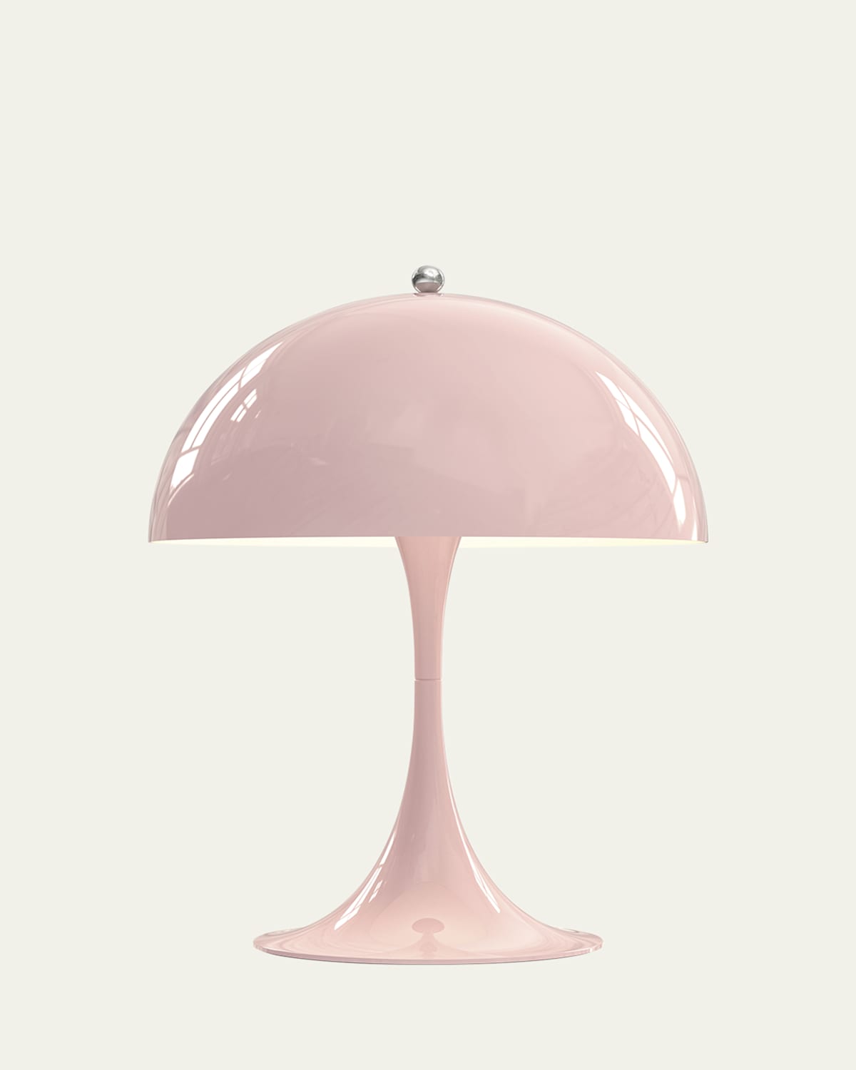 Louis Poulsen Panthella Mini Lamp - 13" In Pale Rose Acrylic