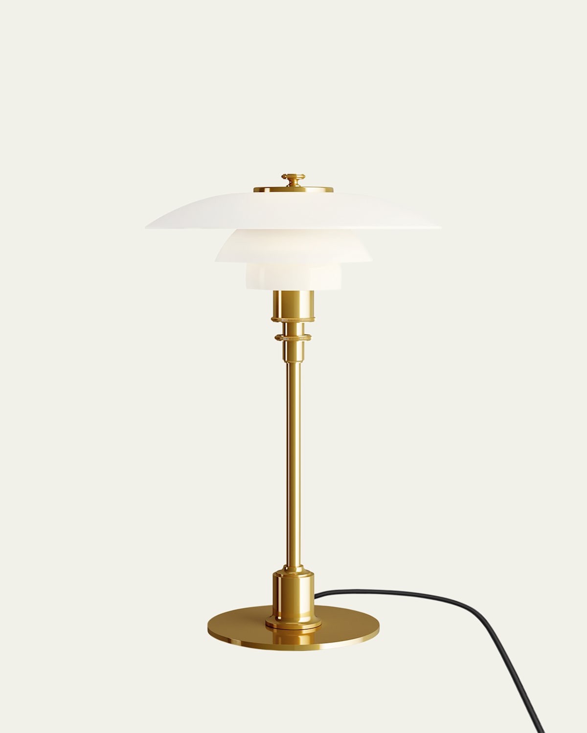 Louis Poulsen Ph 2/1 Table Lamp, 14" In Gold