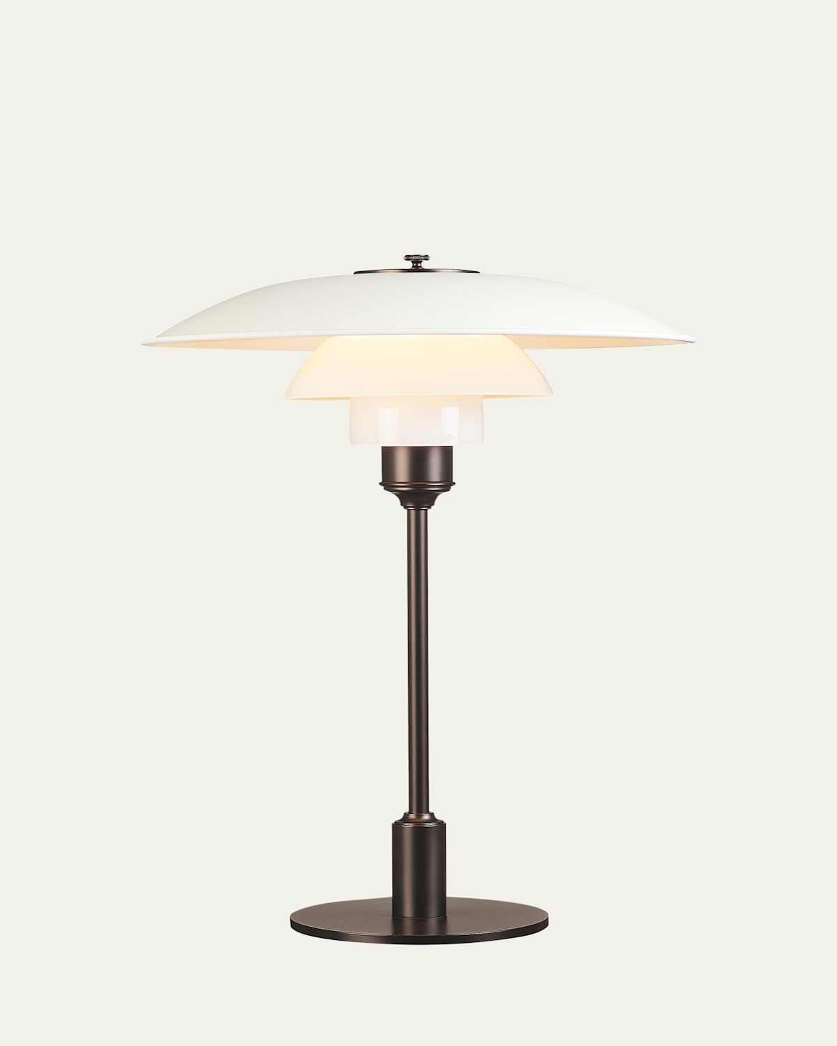 Louis Poulsen Ph 3/2 Table Lamp, 18" In White