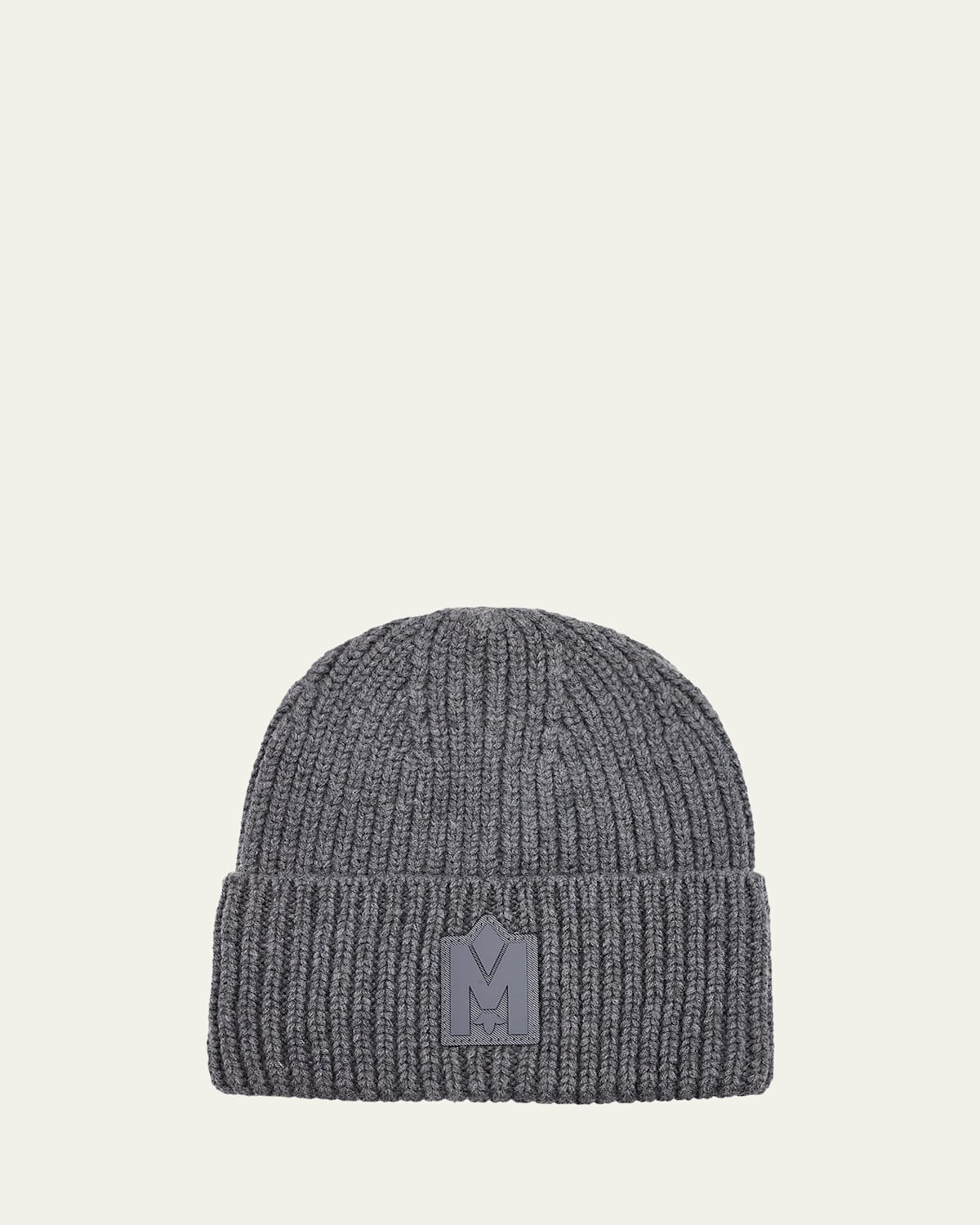 Mackage Men's M-logo Patch Beanie Hat