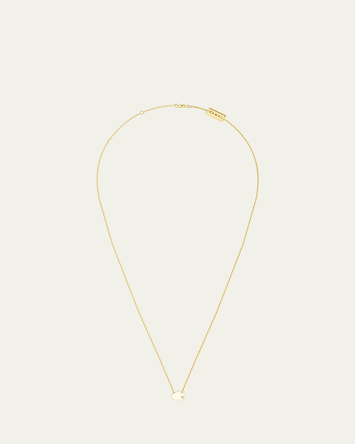 Eye Adore Mini Pendant Necklace, 7mm