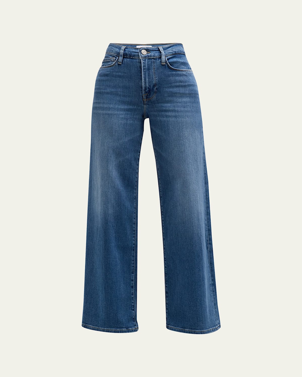 Frame Le Slim Palazzo Jeans In Blue