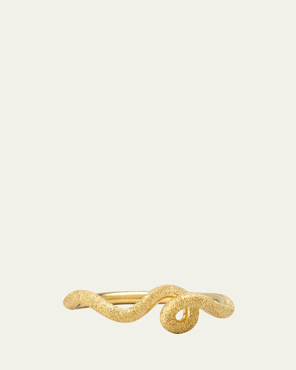 9K Touch of Gold Wave Ring