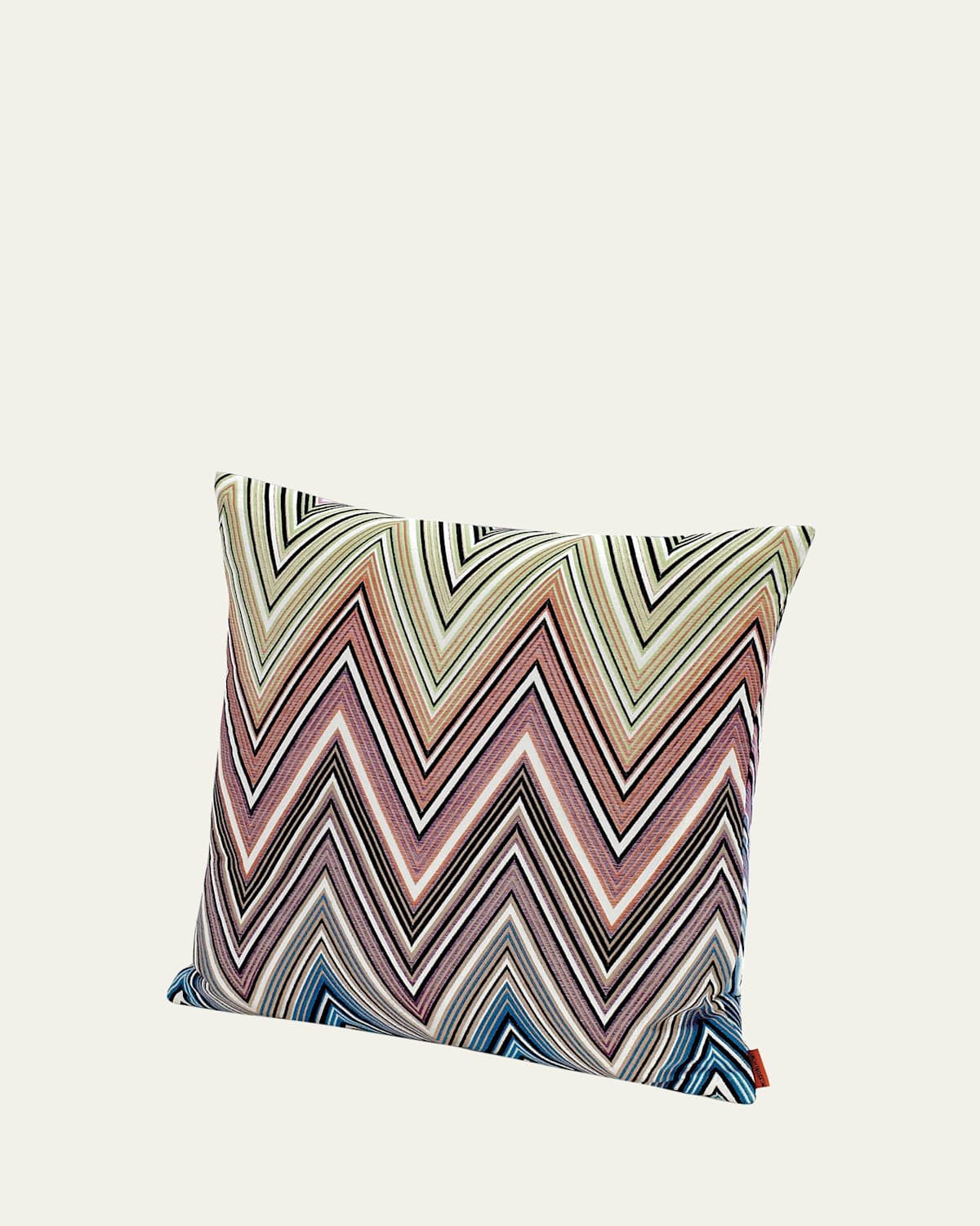 Missoni Zigzag Kew Cushion In Turchese Multi