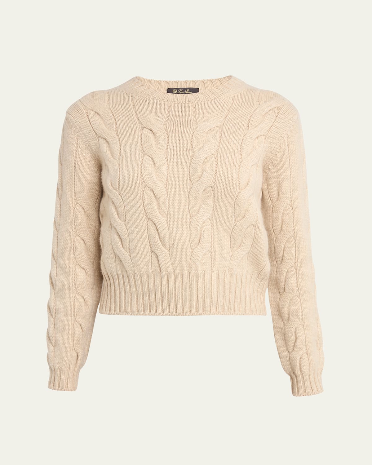 Napier Cashmere Cable-Knit Sweater