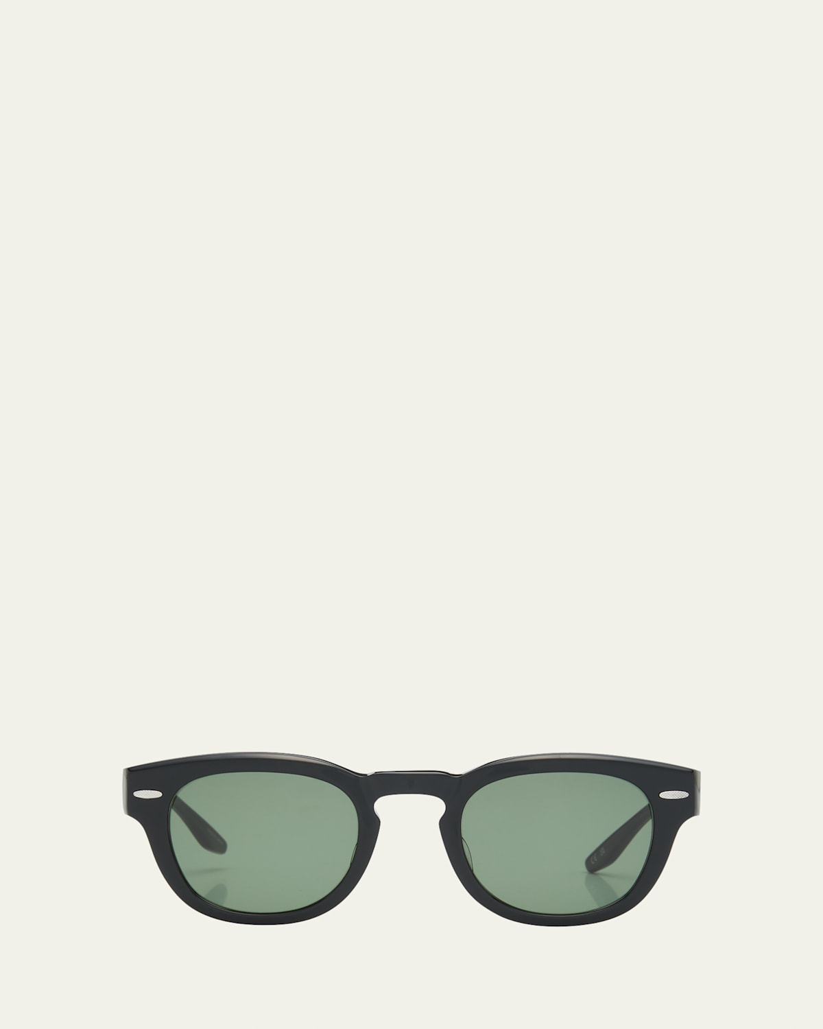 BARTON PERREIRA MEN'S DEMARCO KEYHOLE-BRIDGE ACETATE RECTANGLE SUNGLASSES 