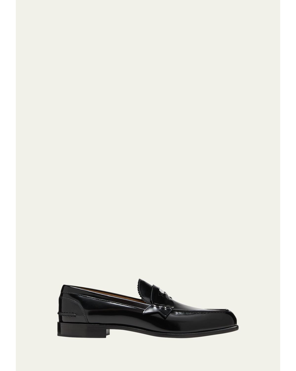 Men'S Patent Leather Penny Loafers