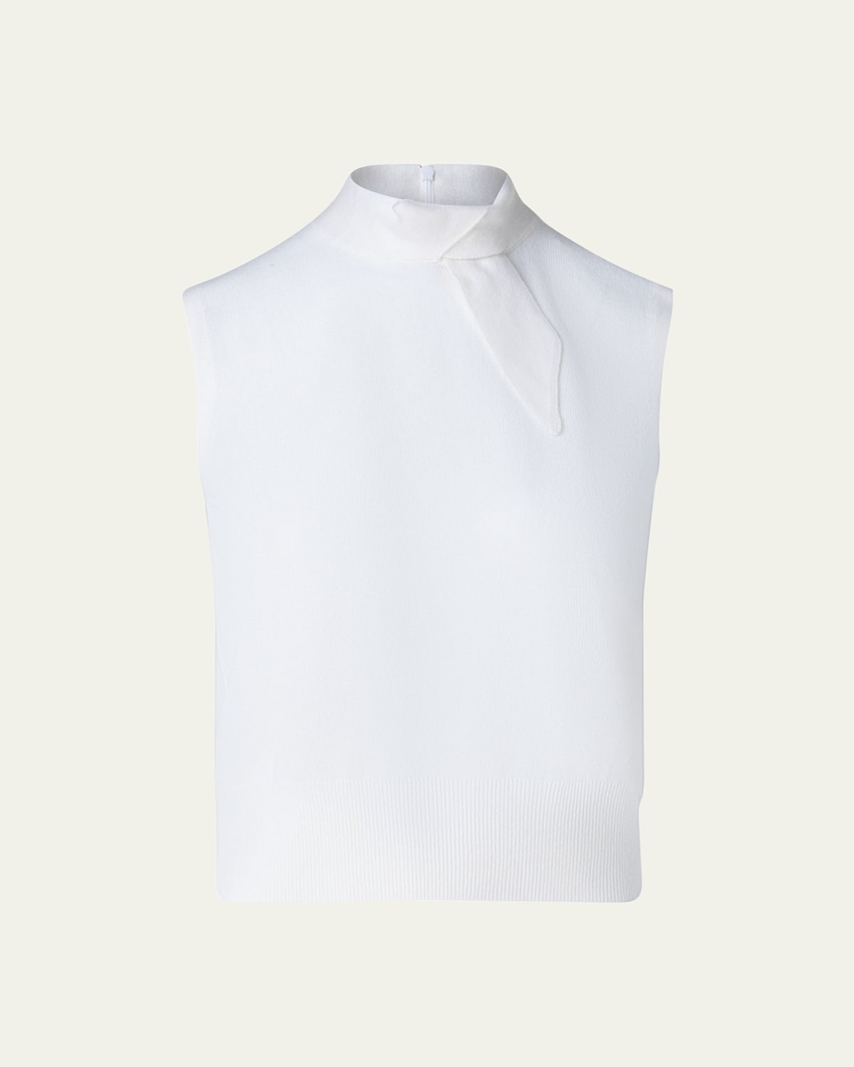 Cashmere Knit Pullover with Knot Detail