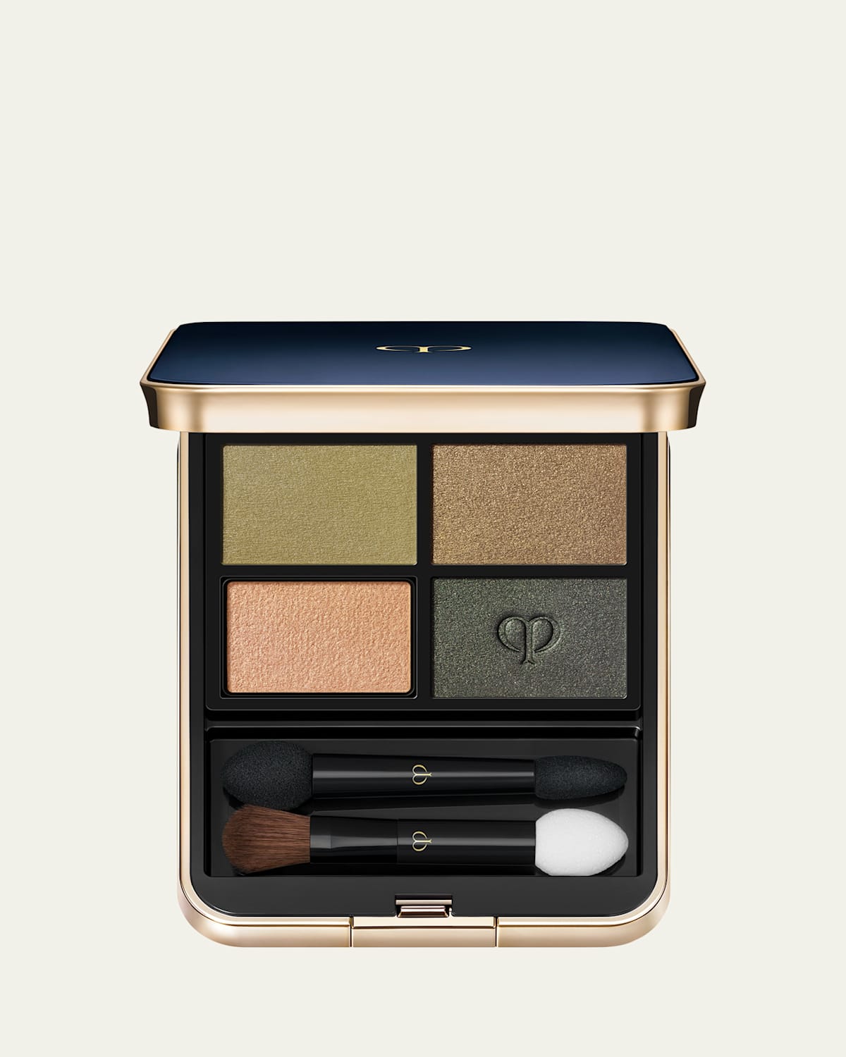 Clé De Peau Beauté Eye Colour Shadow Quad In 10 Sea Grass