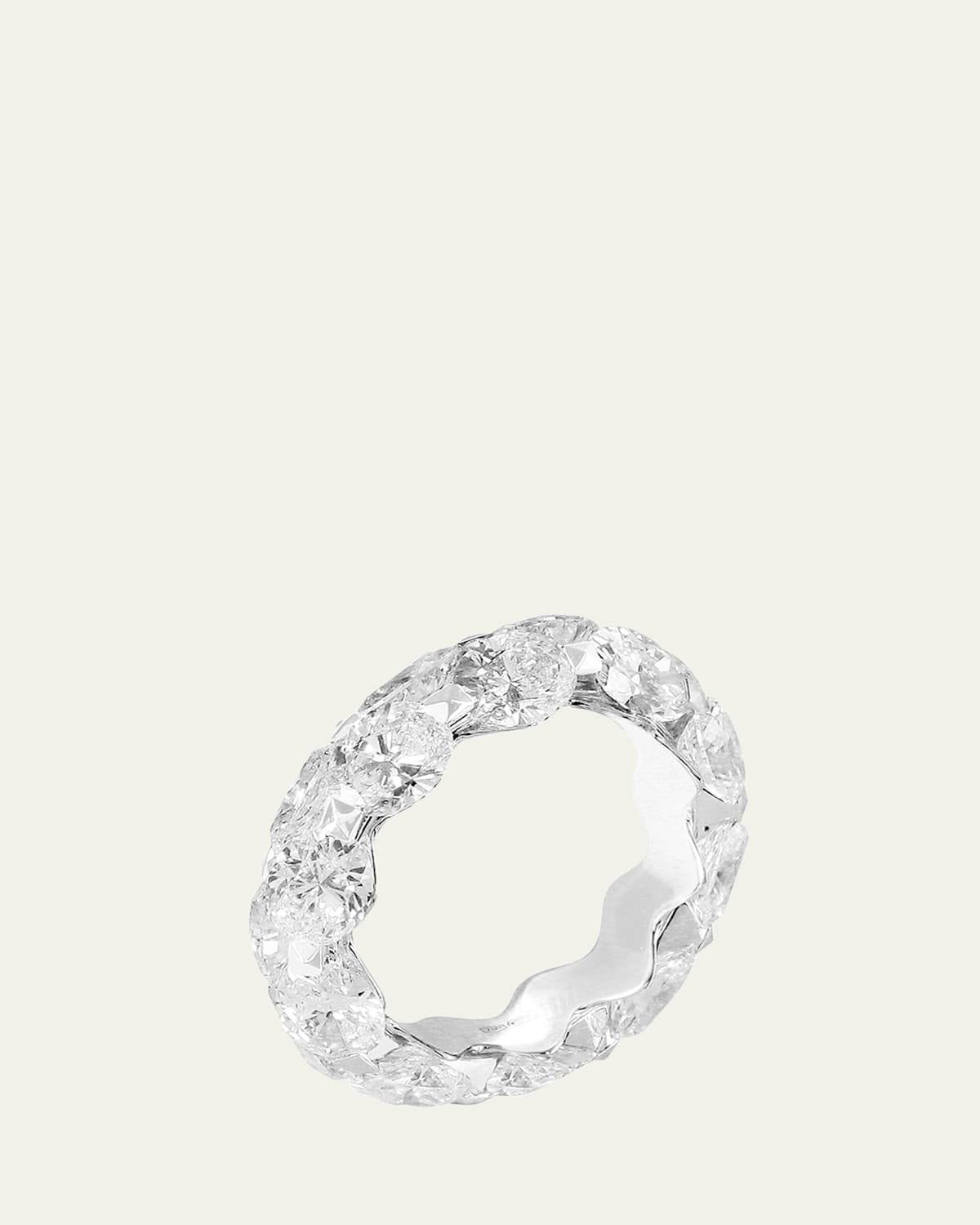 Boghossian White Gold Merveilles Ring with Diamonds