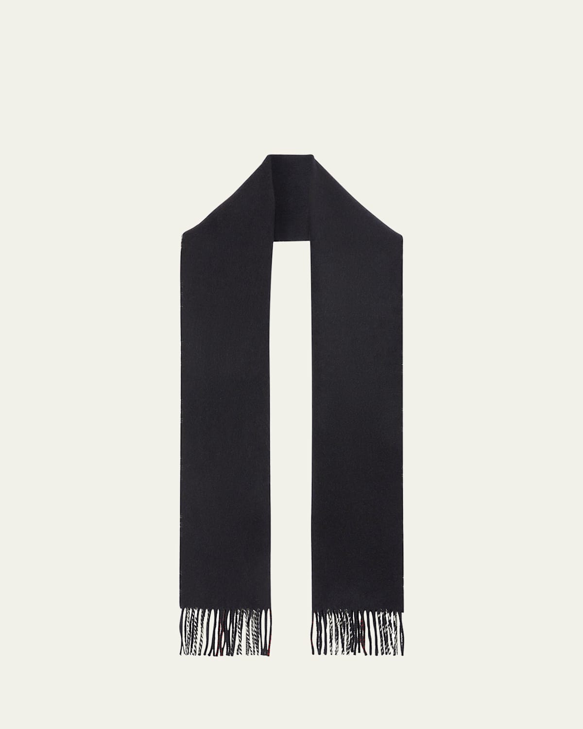 Burberry Men's Reversible Cashmere Vintage Check Scarf In Navy