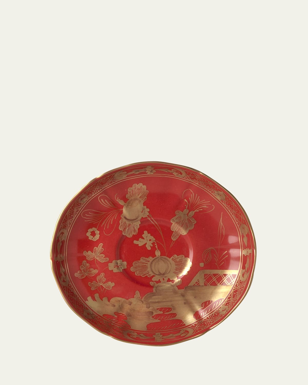 Ginori 1735 Oriente Italiano Rubrum Tea Saucer In Oirubrum