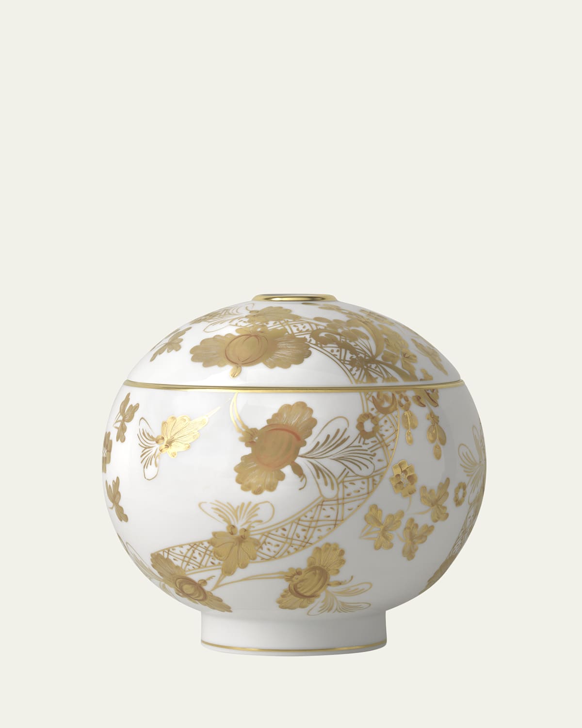 Ginori 1735 Oriente Italiano Aurum Diffusor Sphere Vase In Oiaurum