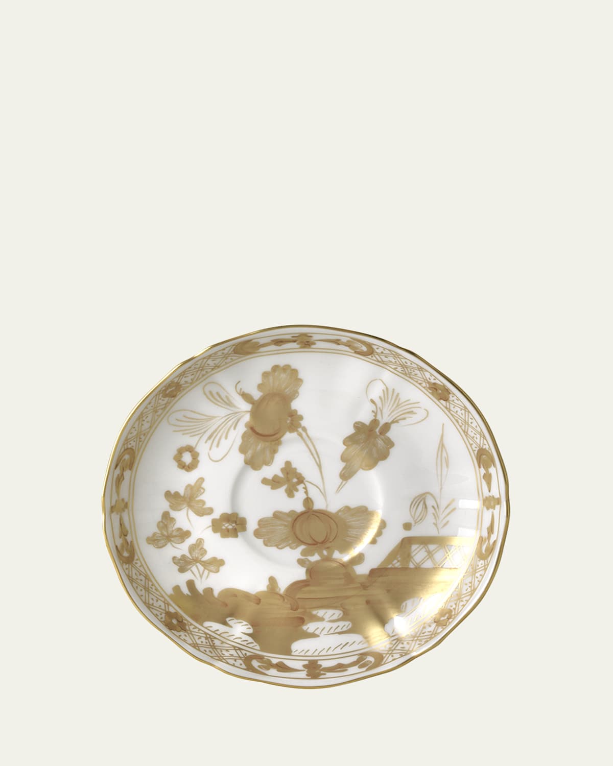 Ginori 1735 Oriente Italiano Aurum Tea Saucer In Oiaurum