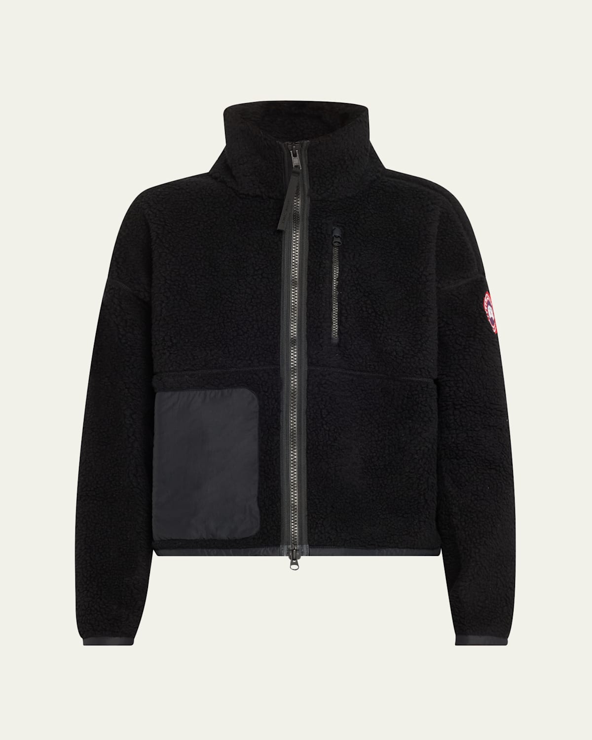Canada Goose Simcoe Fleece Jacket In Black