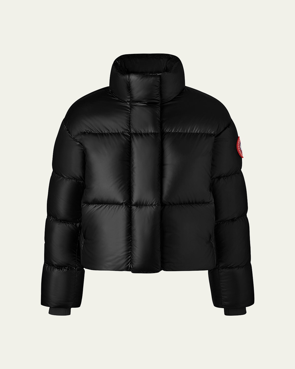 Shop Canada Goose Cypress Cropped Puffer In Black