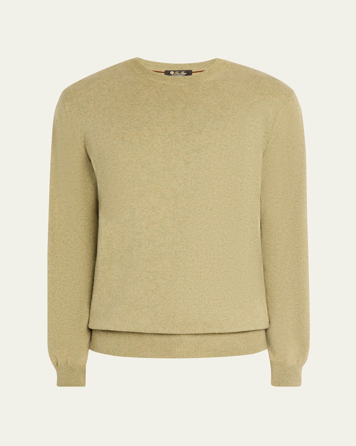 Loro Piana Men's Baby Cashmere Crewneck Sweater