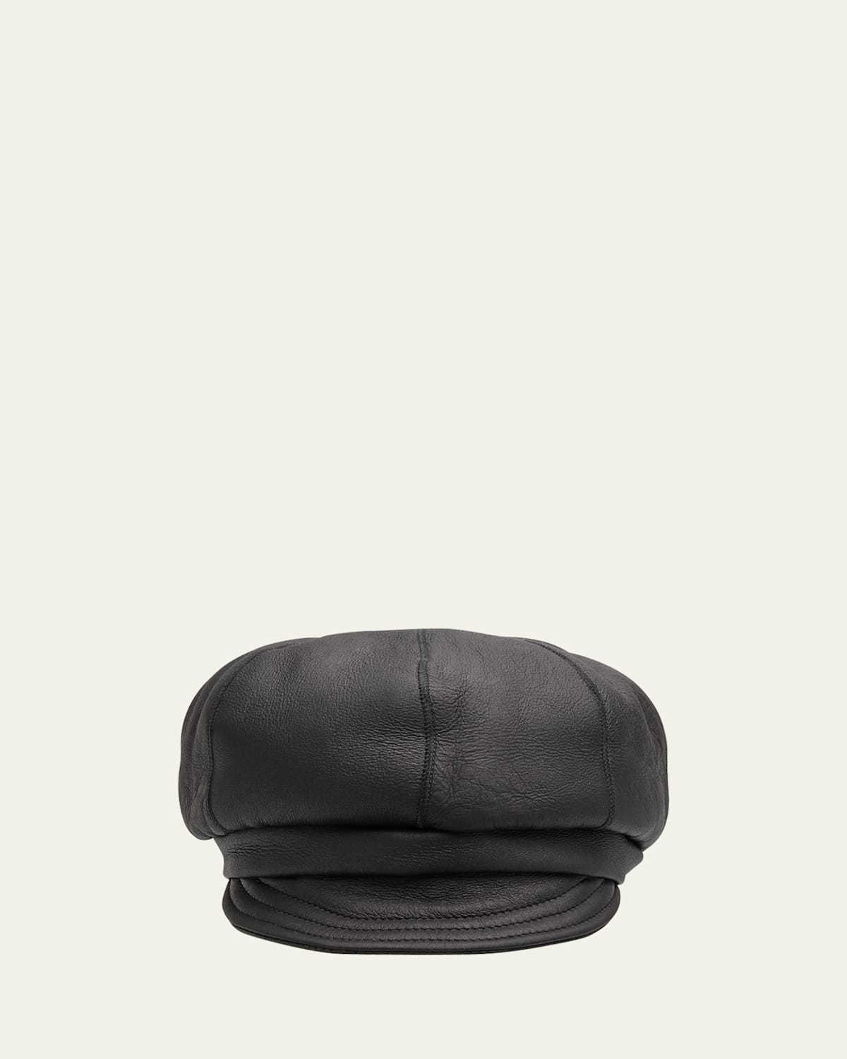 Merino Wool & Leather Carnaby Hat