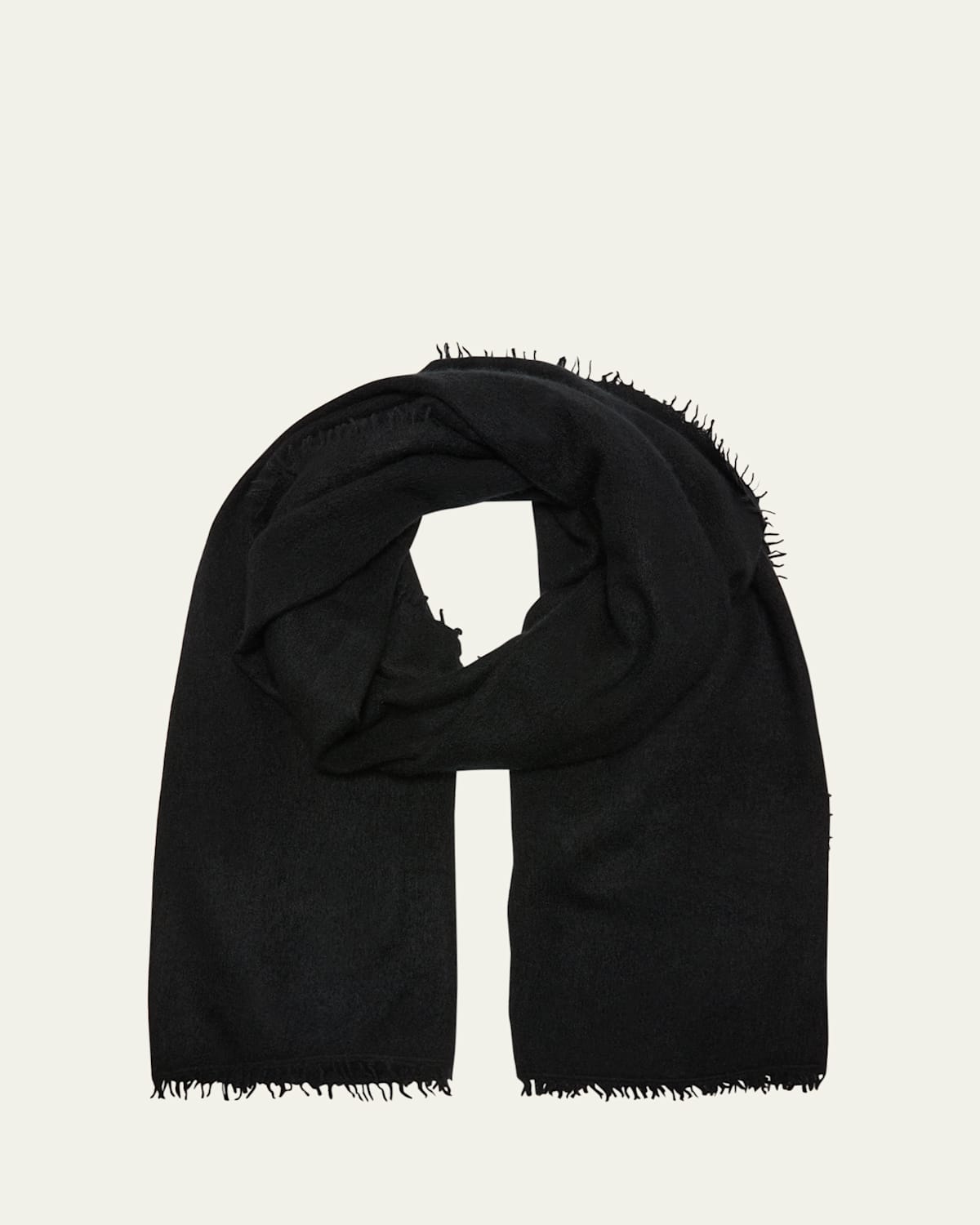 Fuzzy Feutre Cashmere Shawl