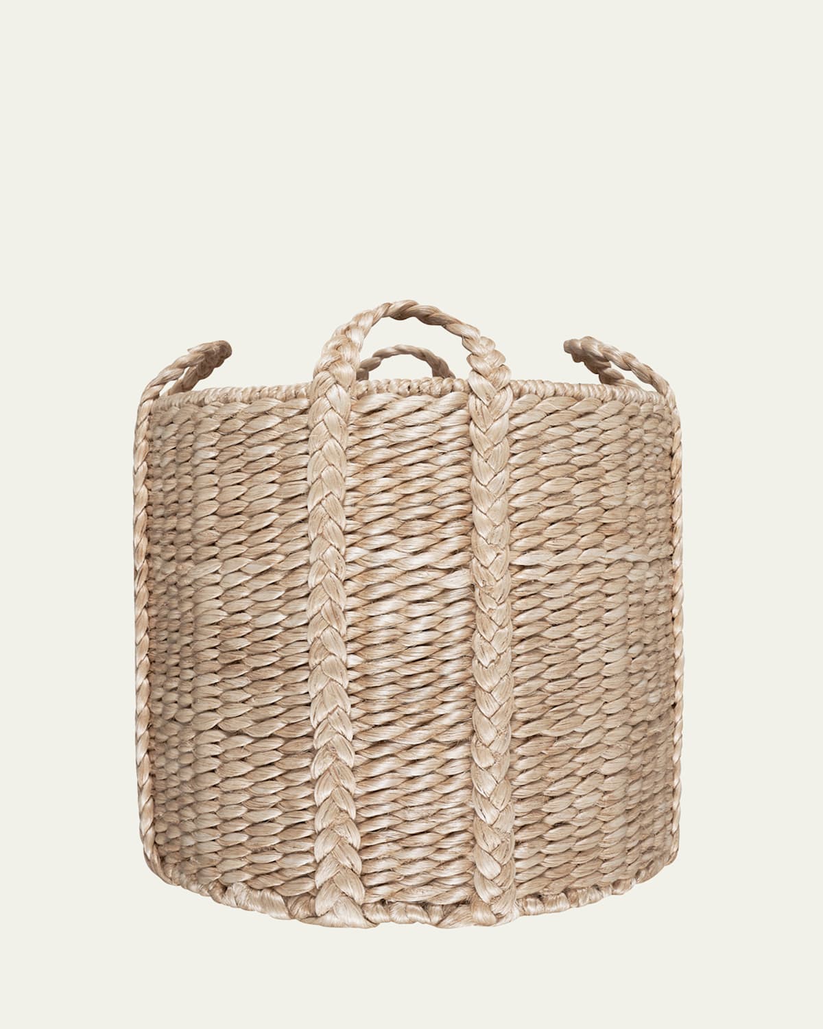 Lubid Light Natural Abaca Basket, 24"
