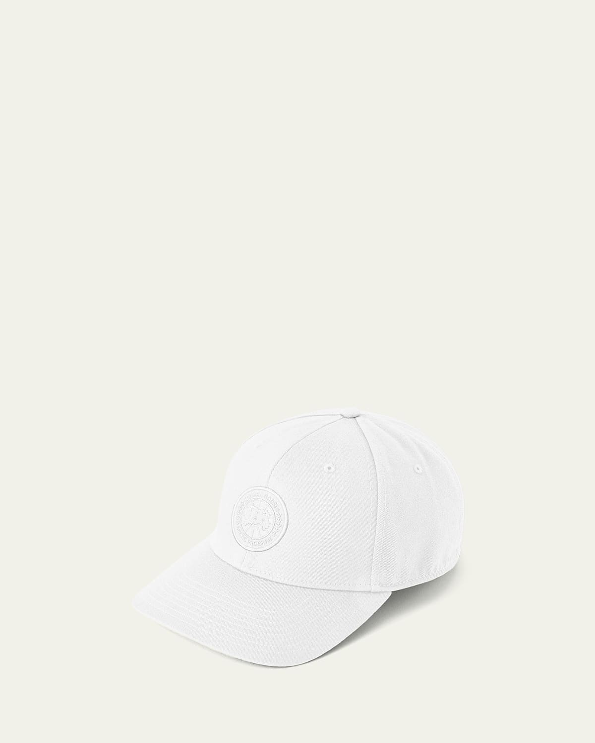 Canada Goose Tonal Baseball Cap In White