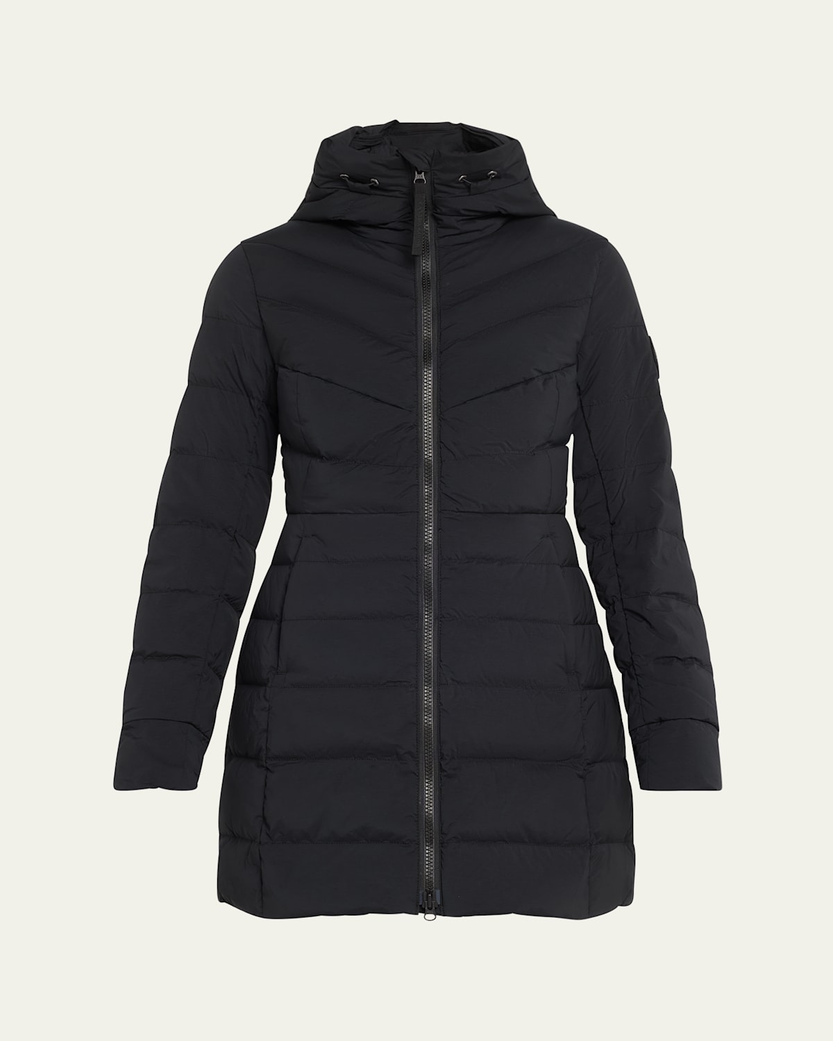 Canada Goose Clair 750 Fill Power Down Puffer Coat In Black